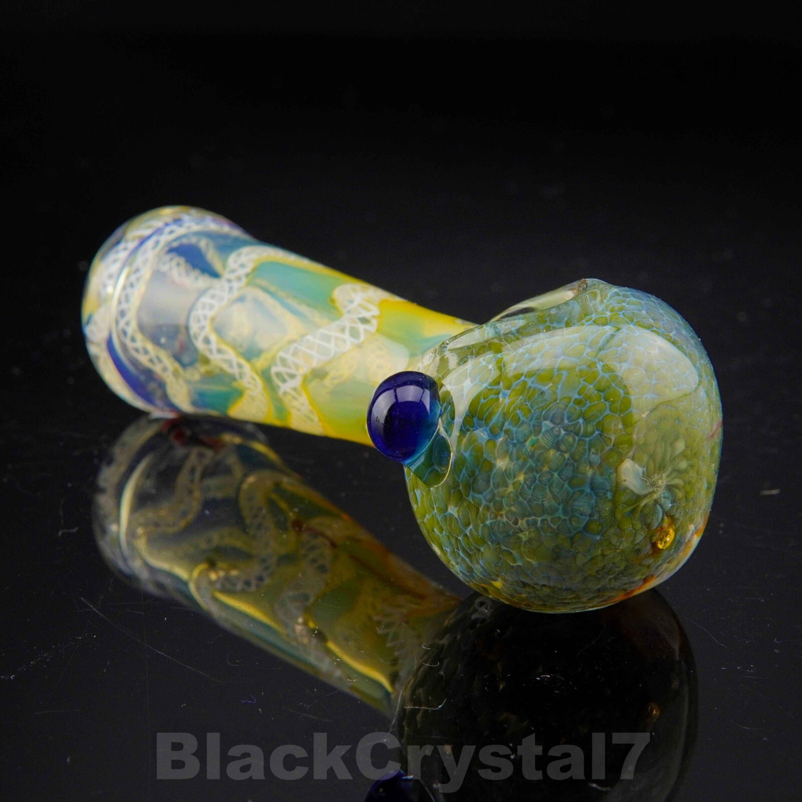 4.5 inch Handmade Thick Color Changing Green Tobacco Smoking Bowl Pipes