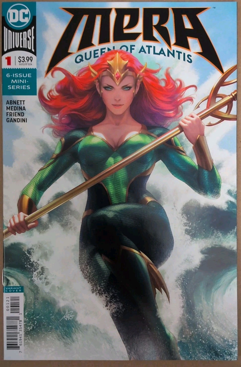 Mera: Queen of Atlantis #1 DC 2018 Artgerm Variant Cover NM