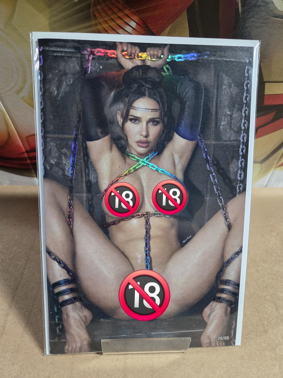 *Spot Foil* 26/60 Power Hour 3 Padme Shikarii Star Wars Naughty Chain Topless