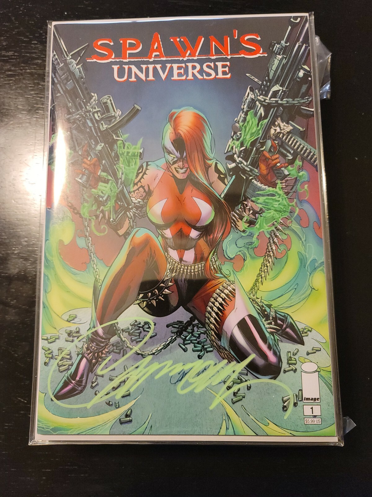 Spawn’s Universe #1 . CAMPBELL’S COMPLETE VARIANT SET A-D SIGNED W/COA MT