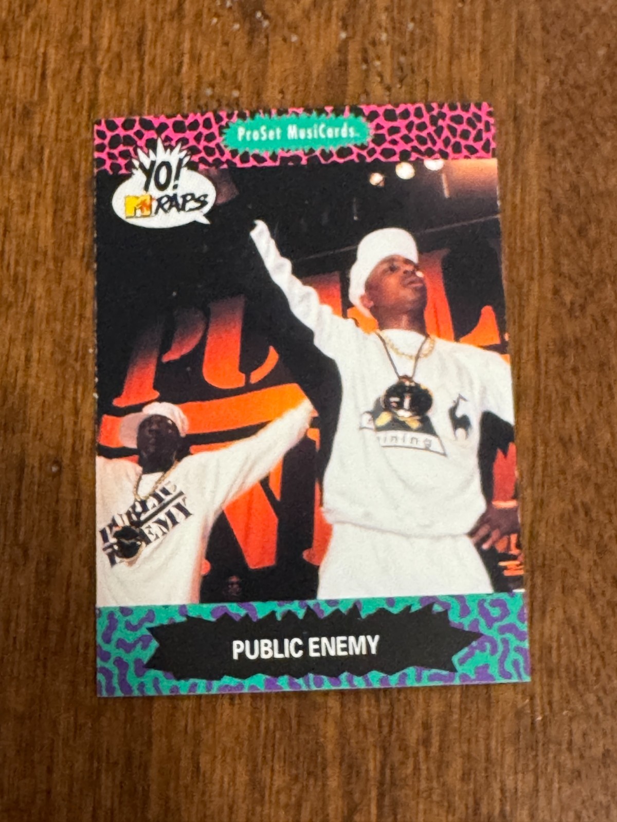 1991 Pro Set MusiCards Yo! MTV Raps Public Enemy #61