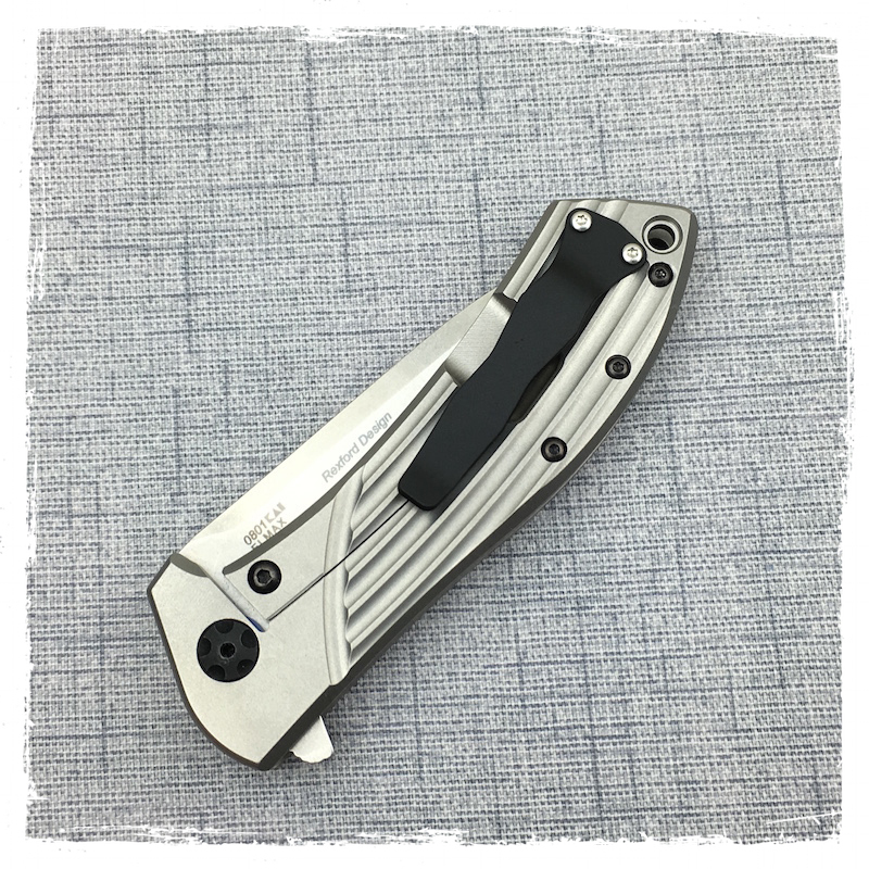 Black Titanium Pocket Clip Made for Zero Tolerance ZT0801Knife