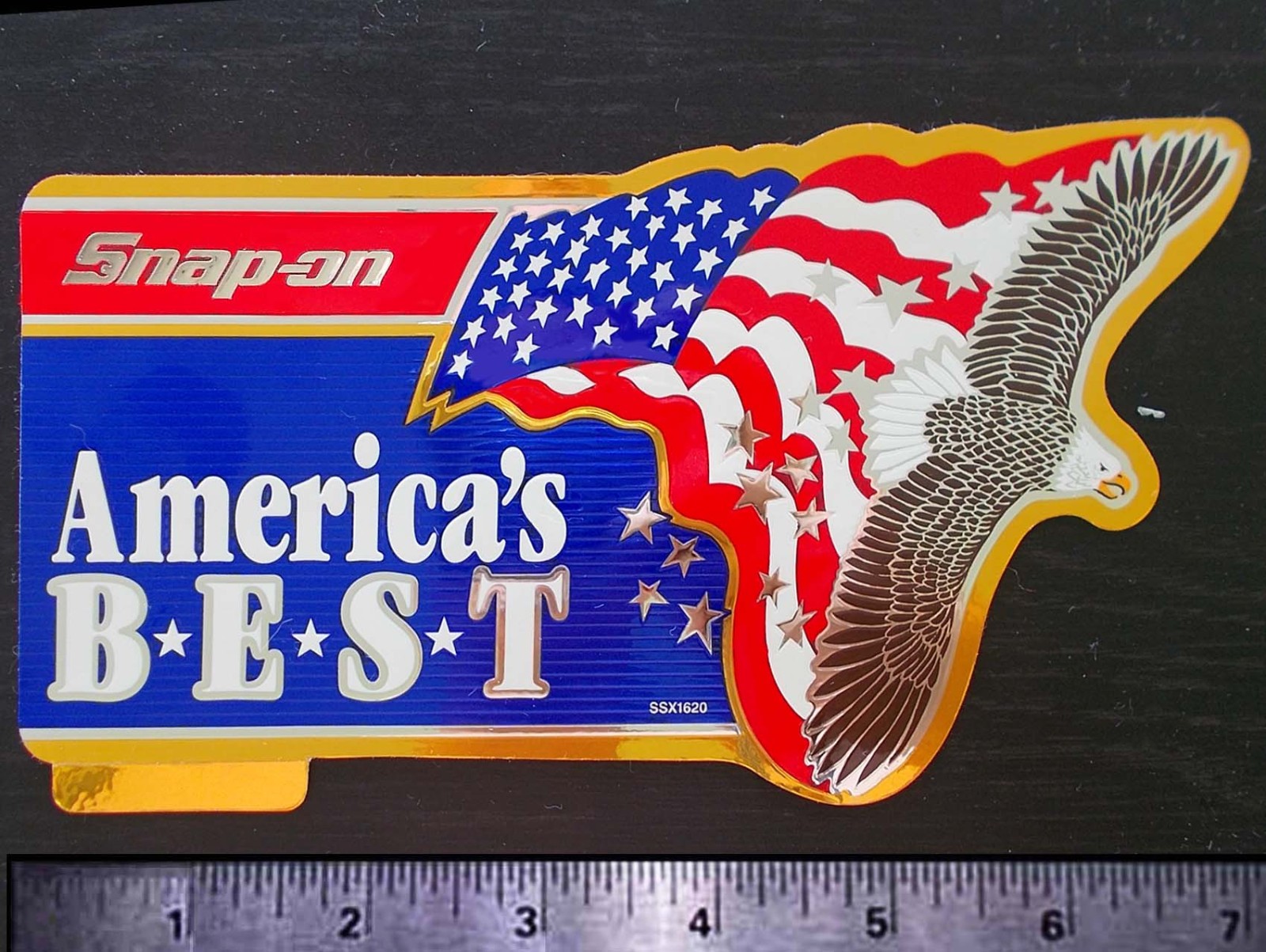 SNAP ON TOOLS America’s Best Eagle – Original Vintage 80’s Racing Decal/Sticker