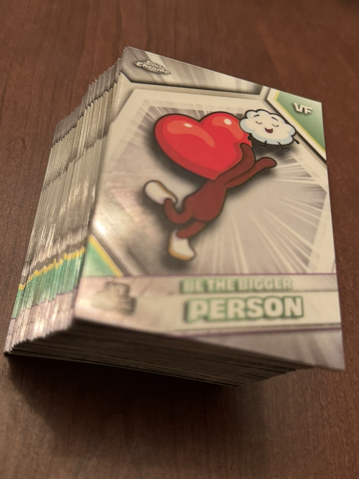 Be the bigger person VeeFriends Topps Chrome 2026 LOT 63 Cards Maxi Pack