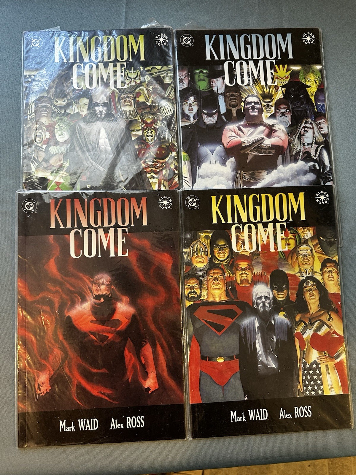 DC Comics Kingdom Come Comic Book Lot Mark Waid Alex Ross Superman Batman