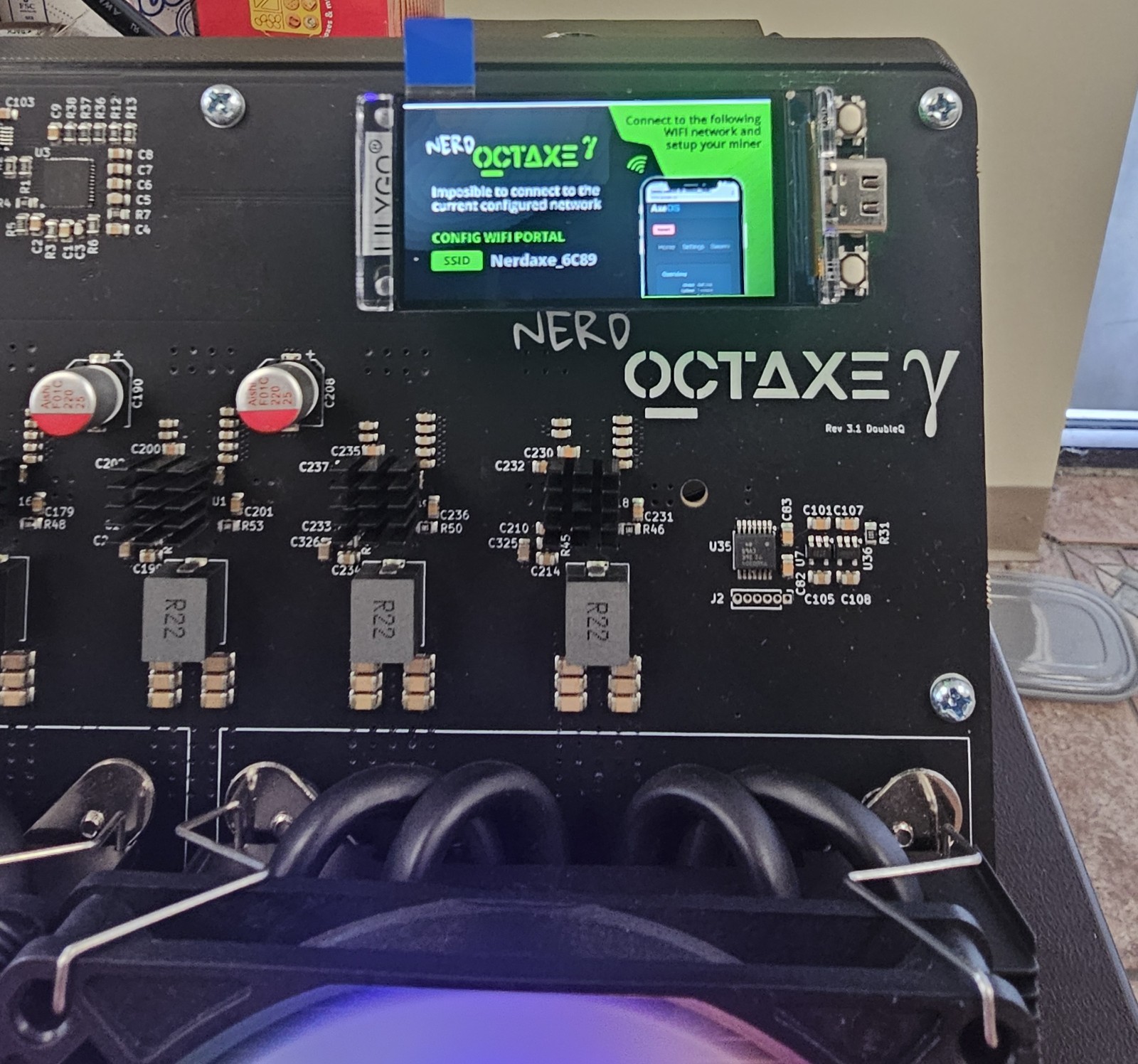 NerdOCTAXE Rev 3.1 Double Q