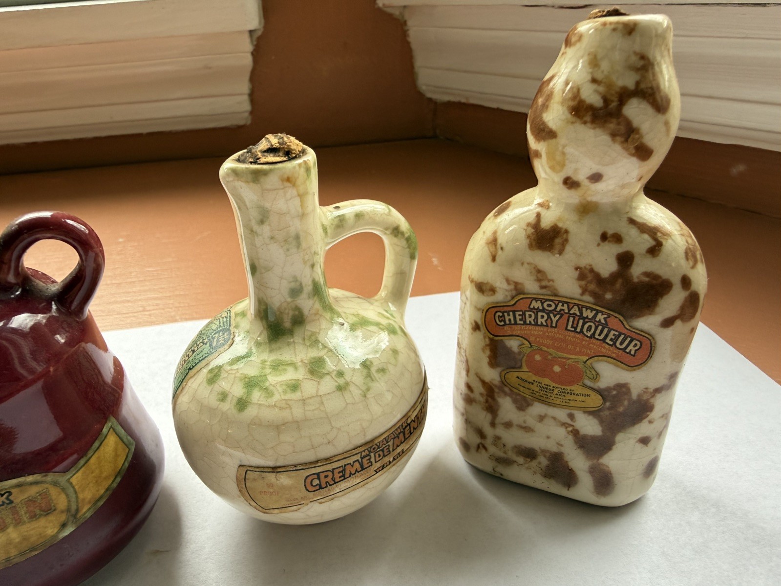 VINTAGE MOHAWK LIQUOR BOTTLES