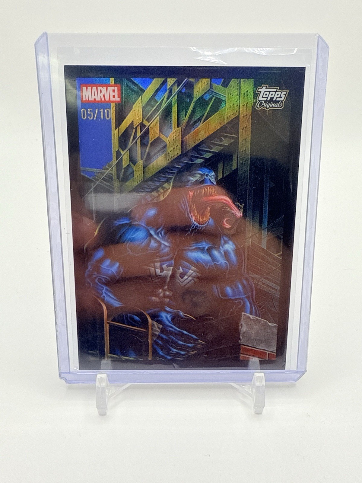 2026 Topps Chrome Marvel Venom Topps Originals SSP Black Refractor /10 1:14,392