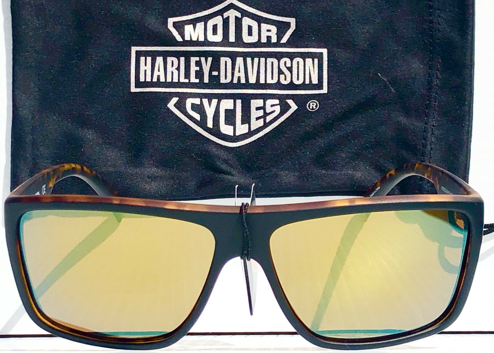 NEW* Harley-Davidson HD203 Tortoise Matte frame Bronze Green lens Sunglass