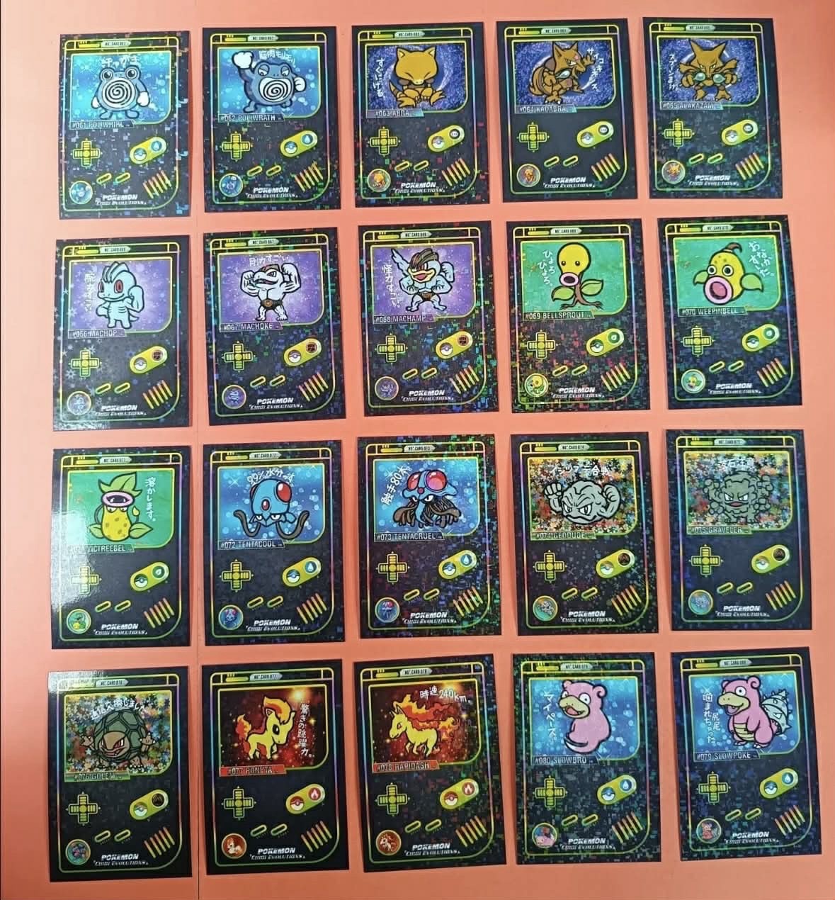 Pokémon Chibi Evolutions Nintendo Trading Card Lot Holo Game Boy Color