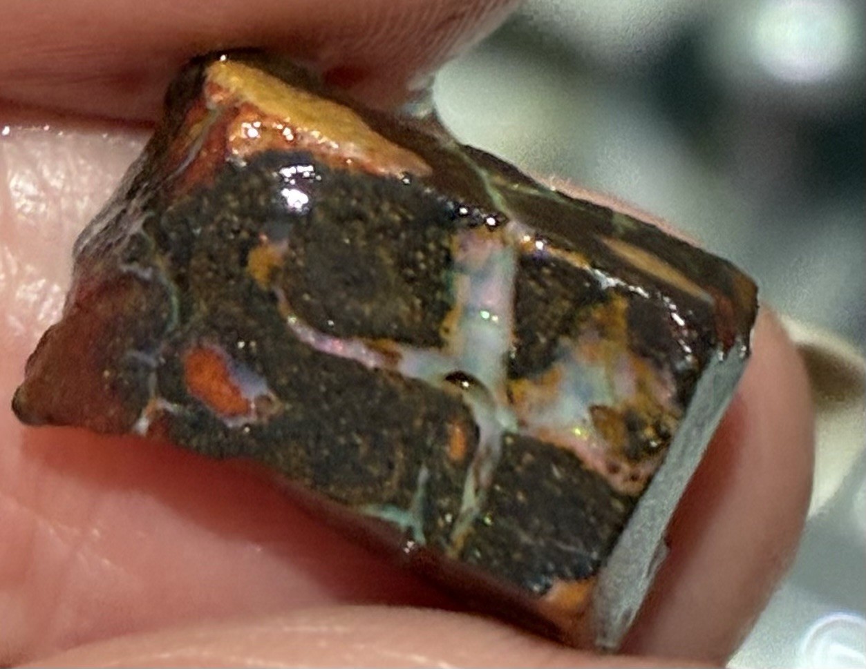 10ct Australian Small Boulder Double Sided Opal Rough Loose Specimen A65
