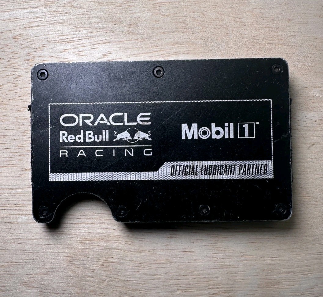 Oracle Red Bull Racing Mobil 1 Official Lubricant Partner Branded Plate F1
