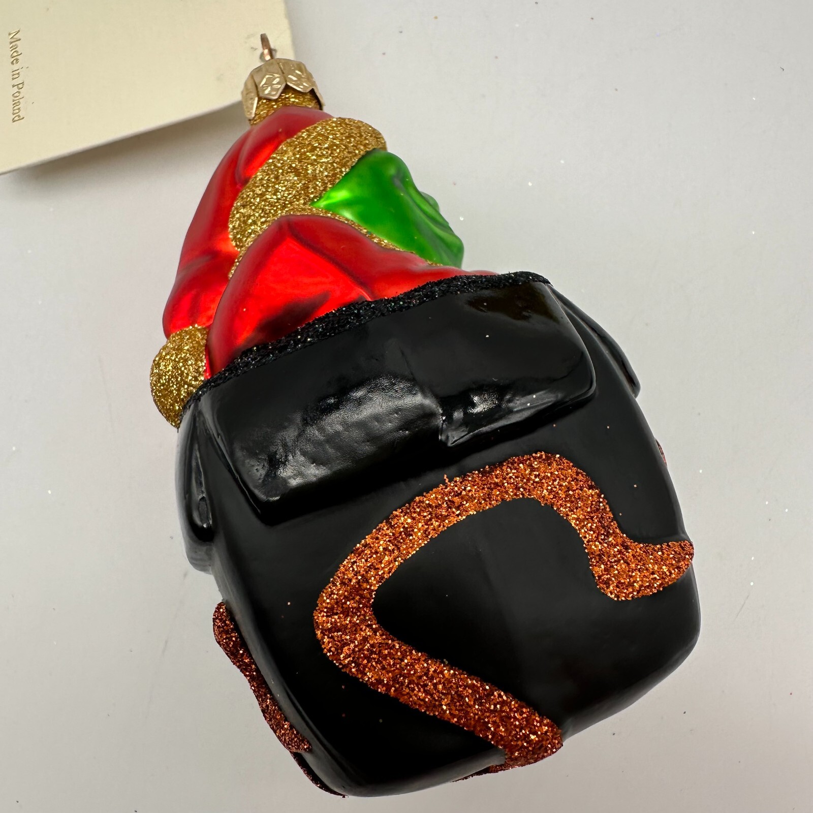 2000 Patricia Breen Mmmonster Present Black and Orange 4.5″ Ornament Halloween