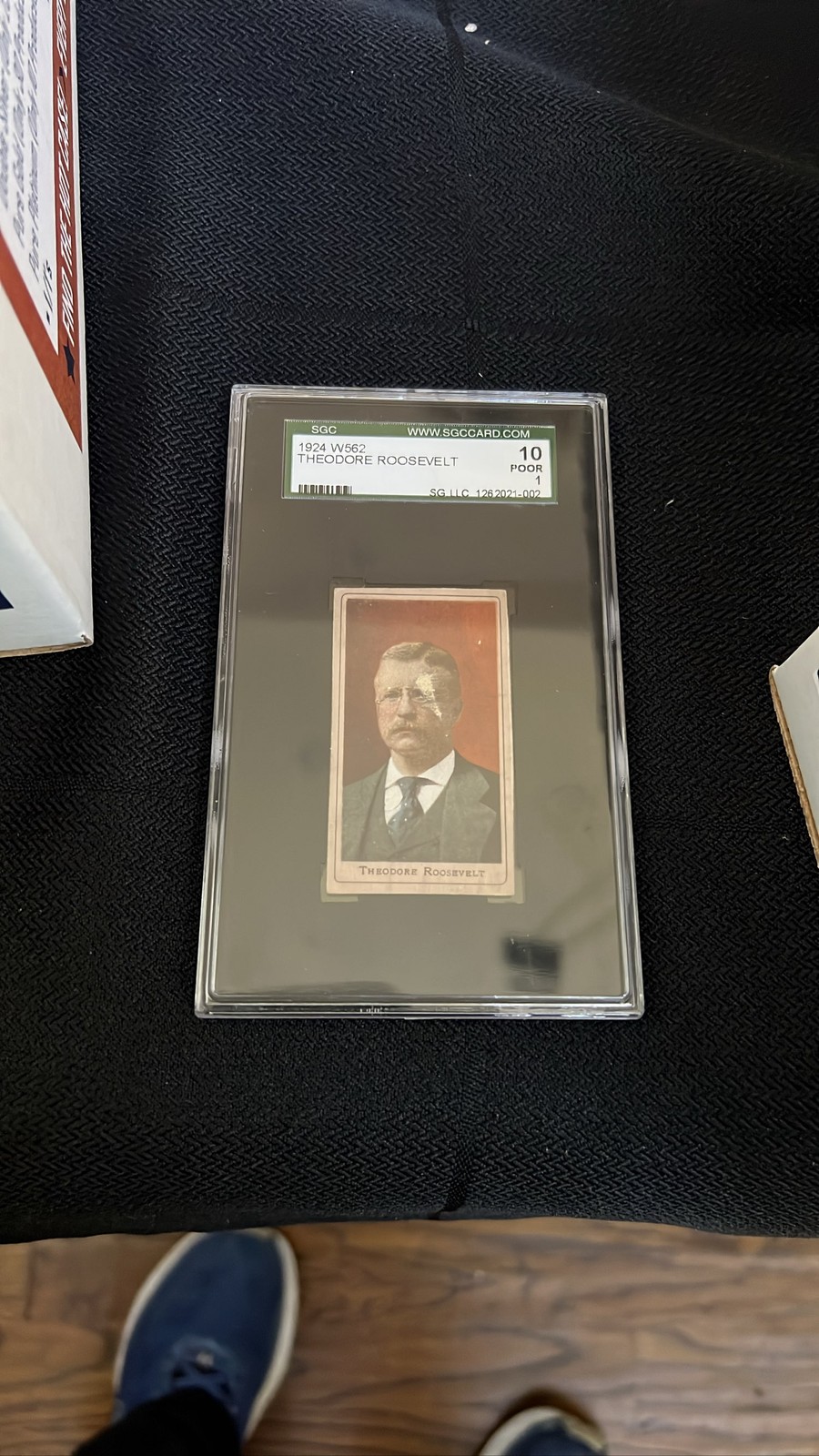 1924 W562 Theodore Roosevelt Card SGC 10 Handcut