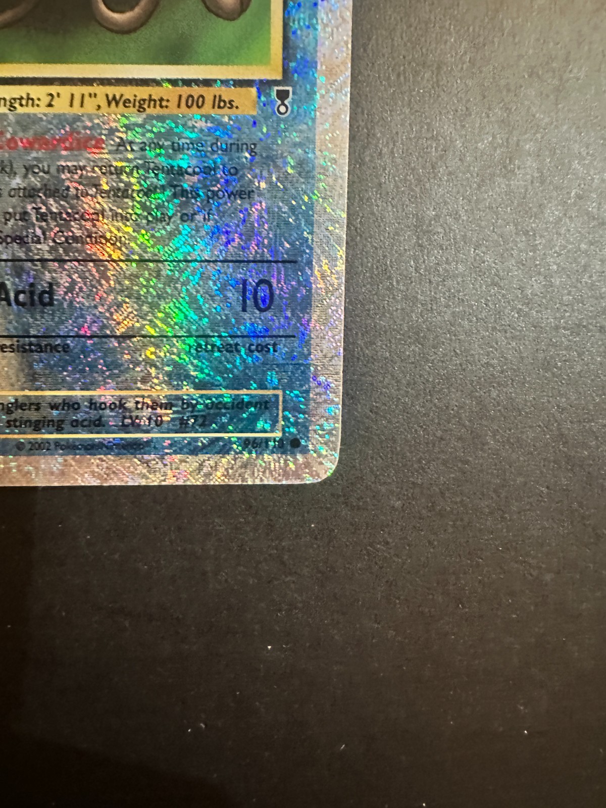 Tentacool, 96/110, Reverse Holo Rare, Legendary Collection – HP