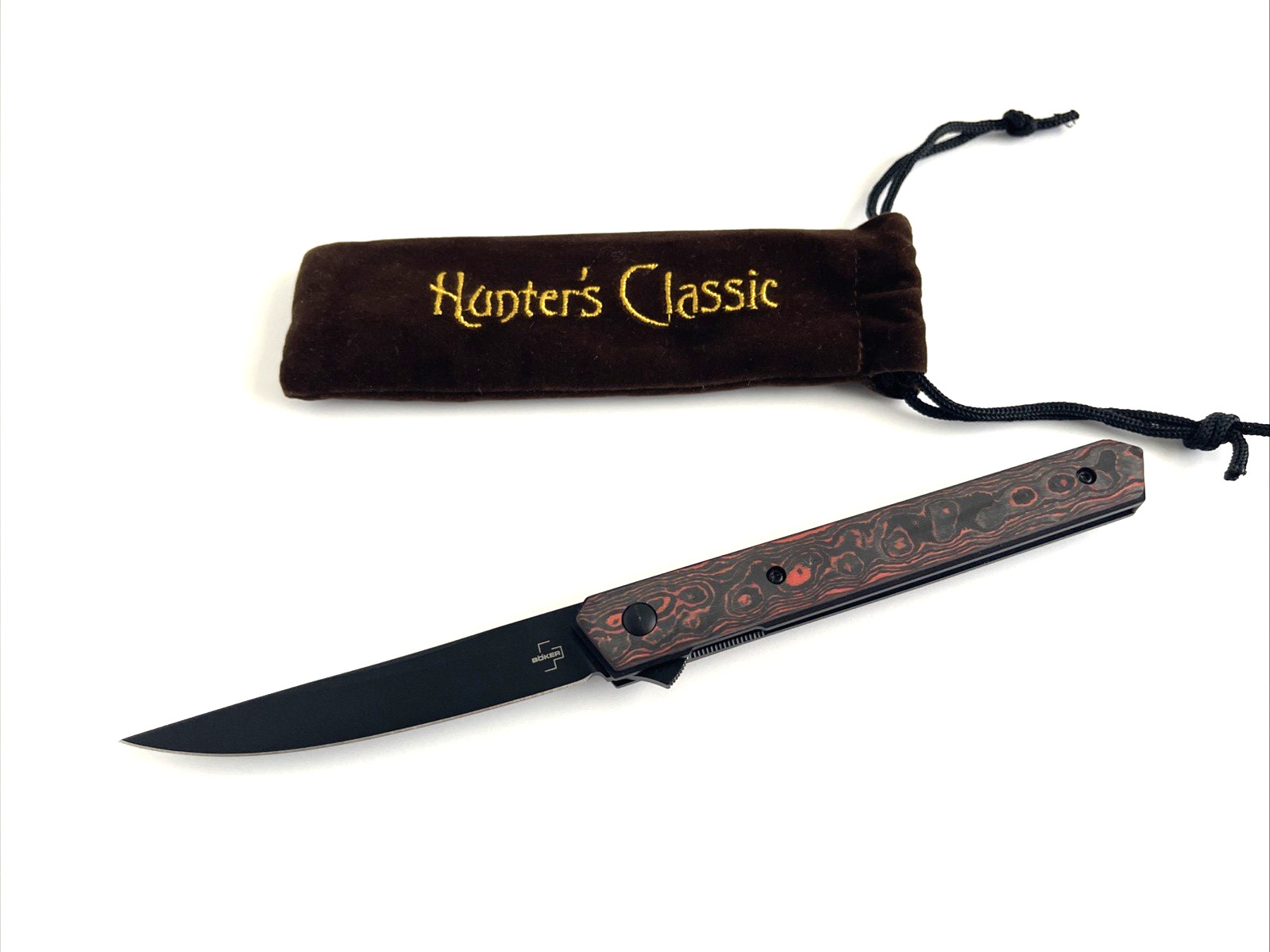 Boker Plus Kwaiken Air Lava Flow Folding Knife VG-10 Smoky Mountain Exclusive