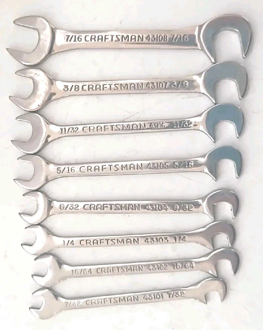 CRAFTSMAN X-44666 12″ PUNCH & CHISEL HOLDER & 8 Pcs Ignition Wrenches USA MADE.
