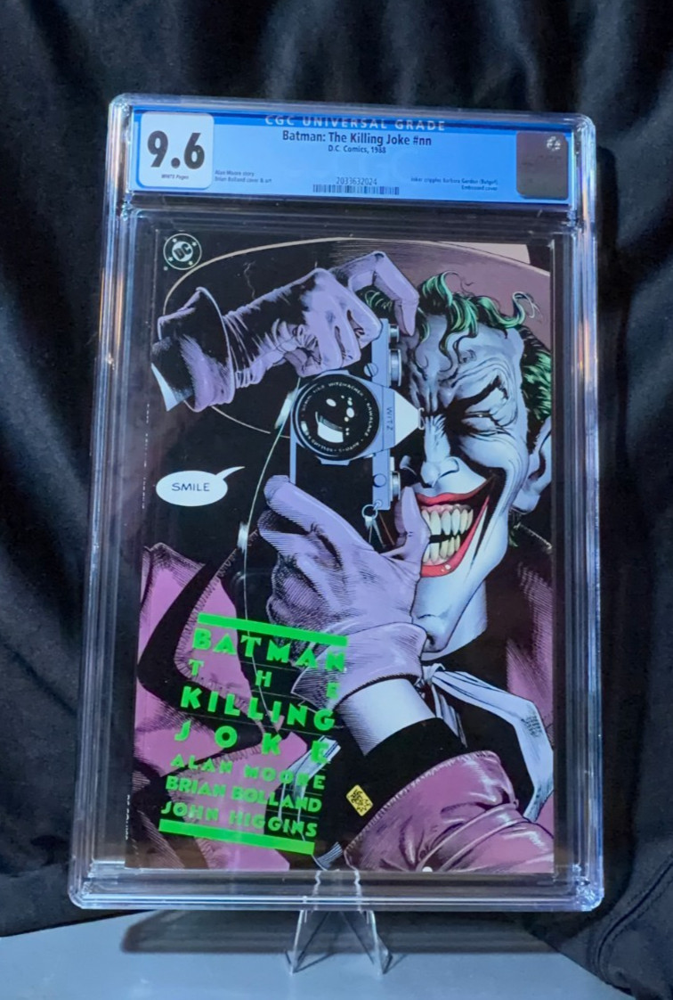 Batman The Killing Joke CGC 9.6 1st Print DC 1988 Alan Moore Bolland Joker Key