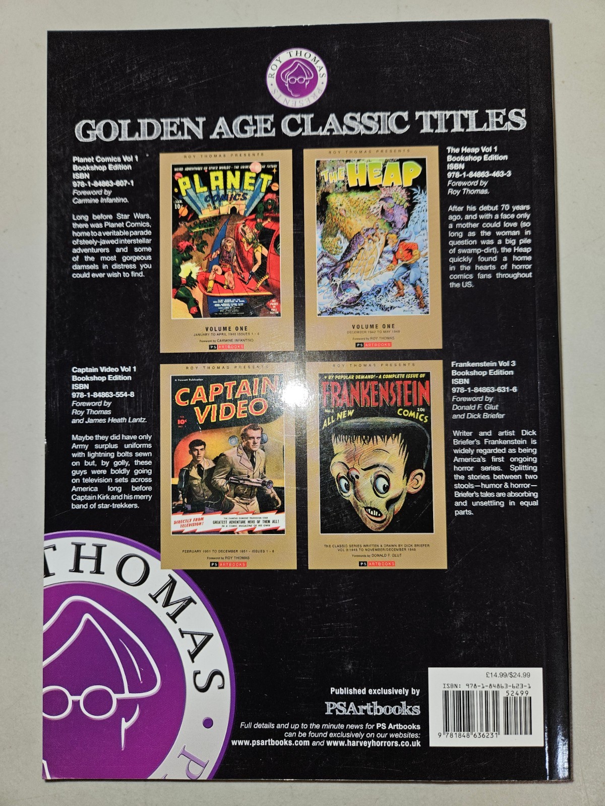 Roy Thomas Presents: Classic Phantom Lady Vol 1 (2013 PS Artbooks) Softcover