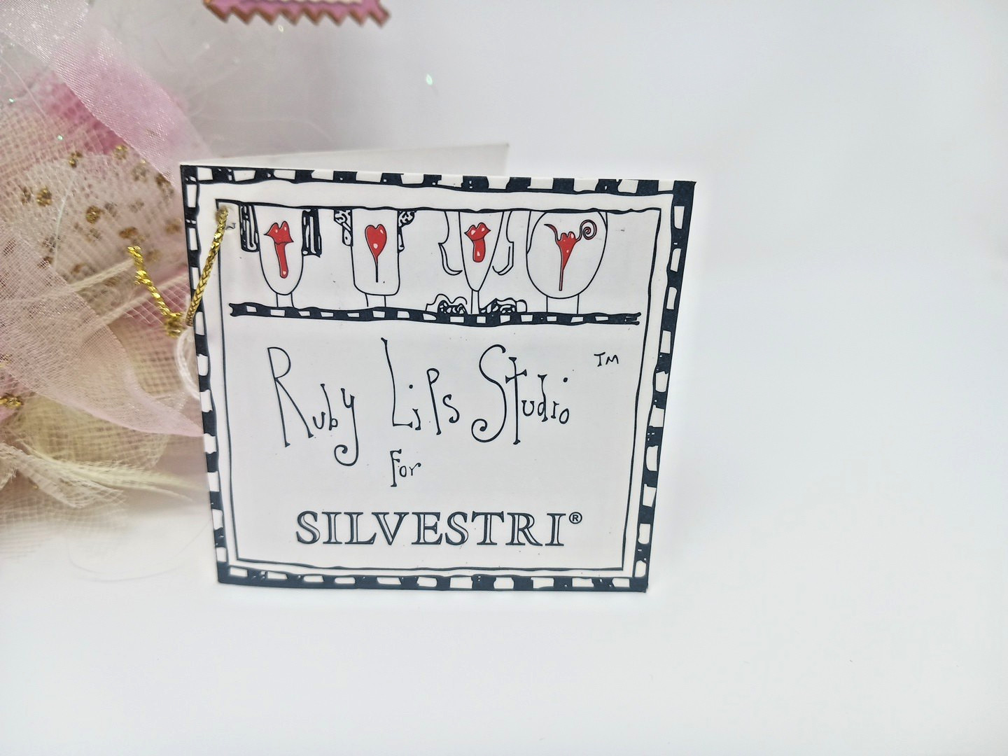Silvestri Ruby Lips Studio Ballerina Dancer Ornament Figure I Feel Pretty Whimsy