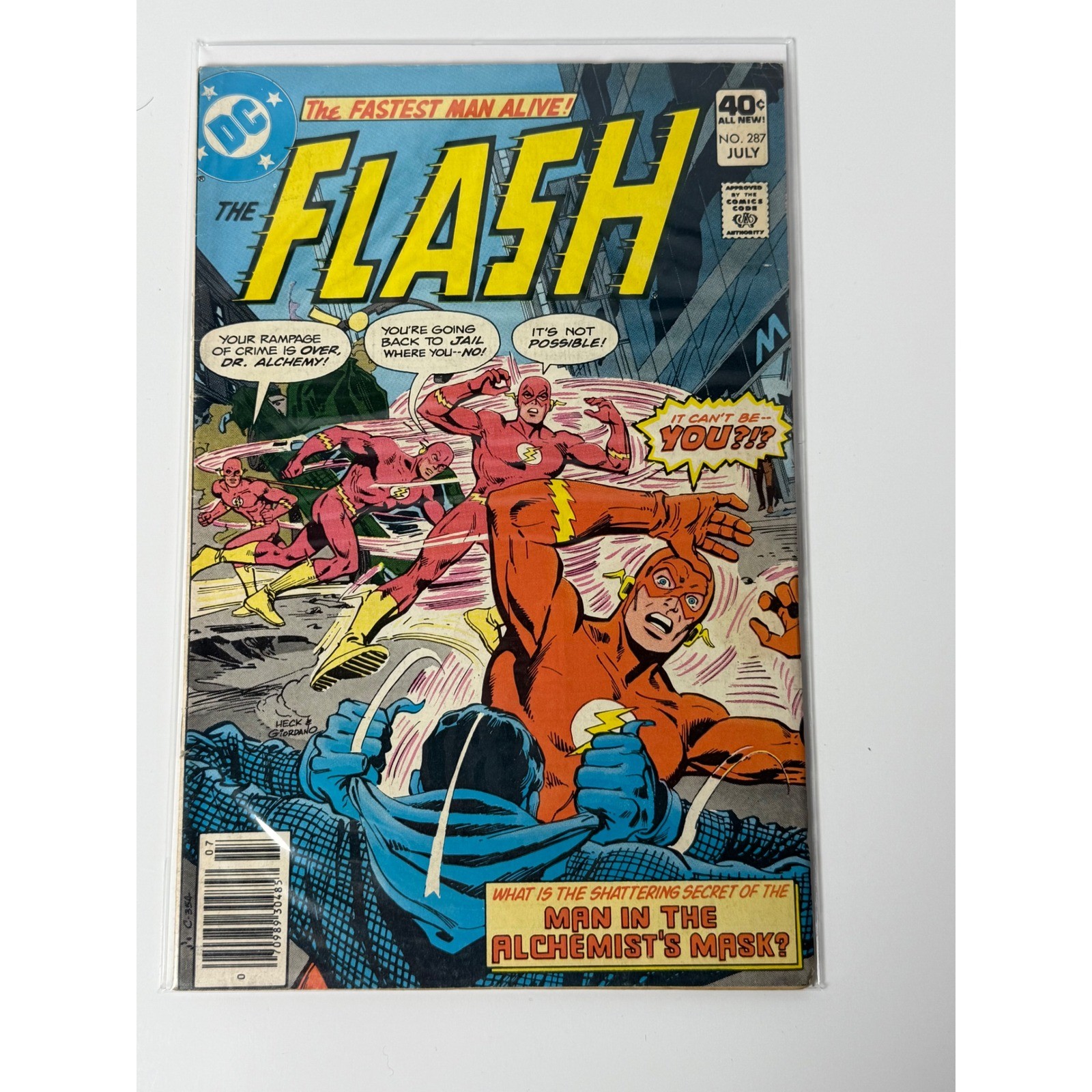 DC Comics The Flash No 287 July 1980 Dr Alchemy Bronze Age Barry Allen
