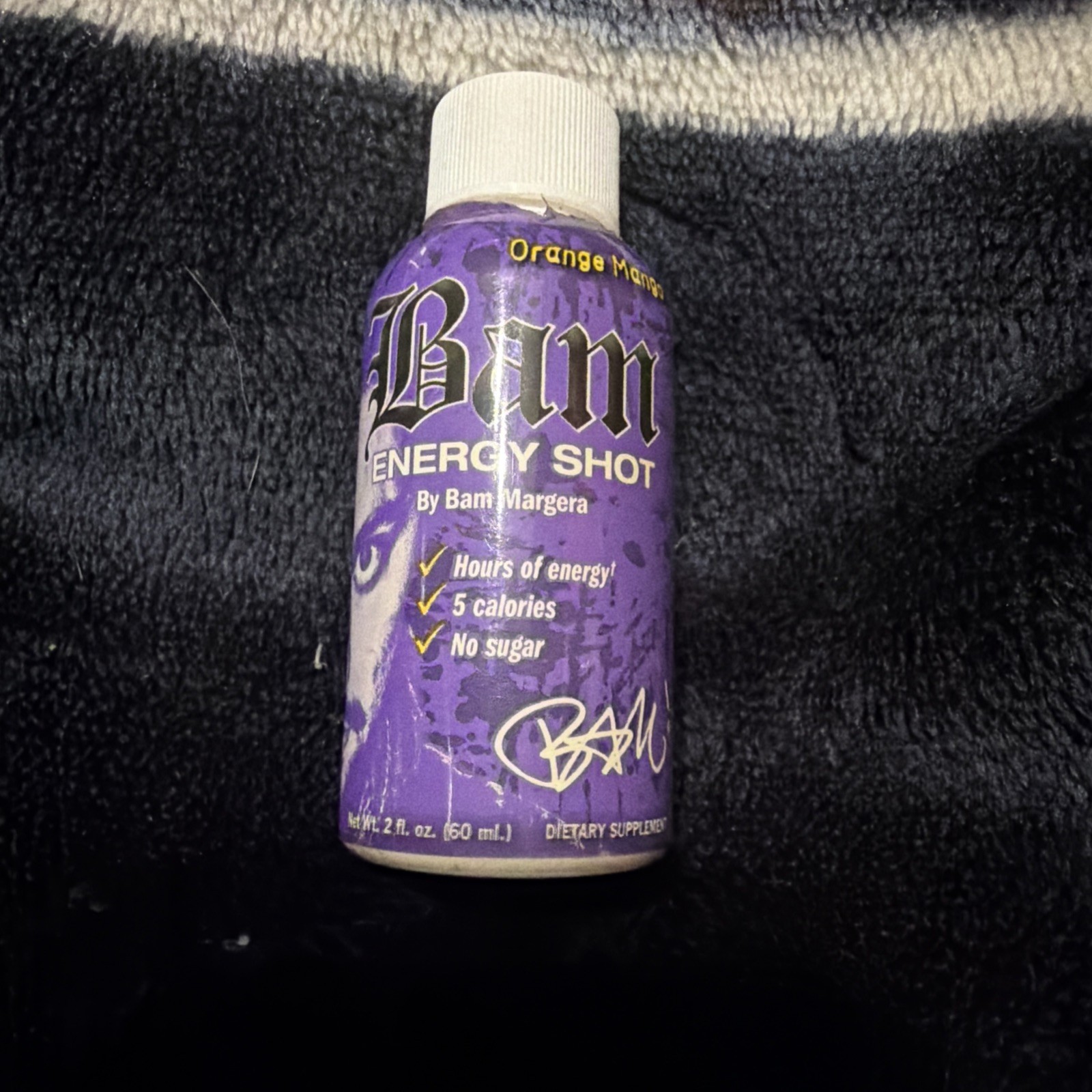 BAM Margera Energy Shot Drink Opened Used 2014 Orange Mango CKY MTV Jackass Dunn