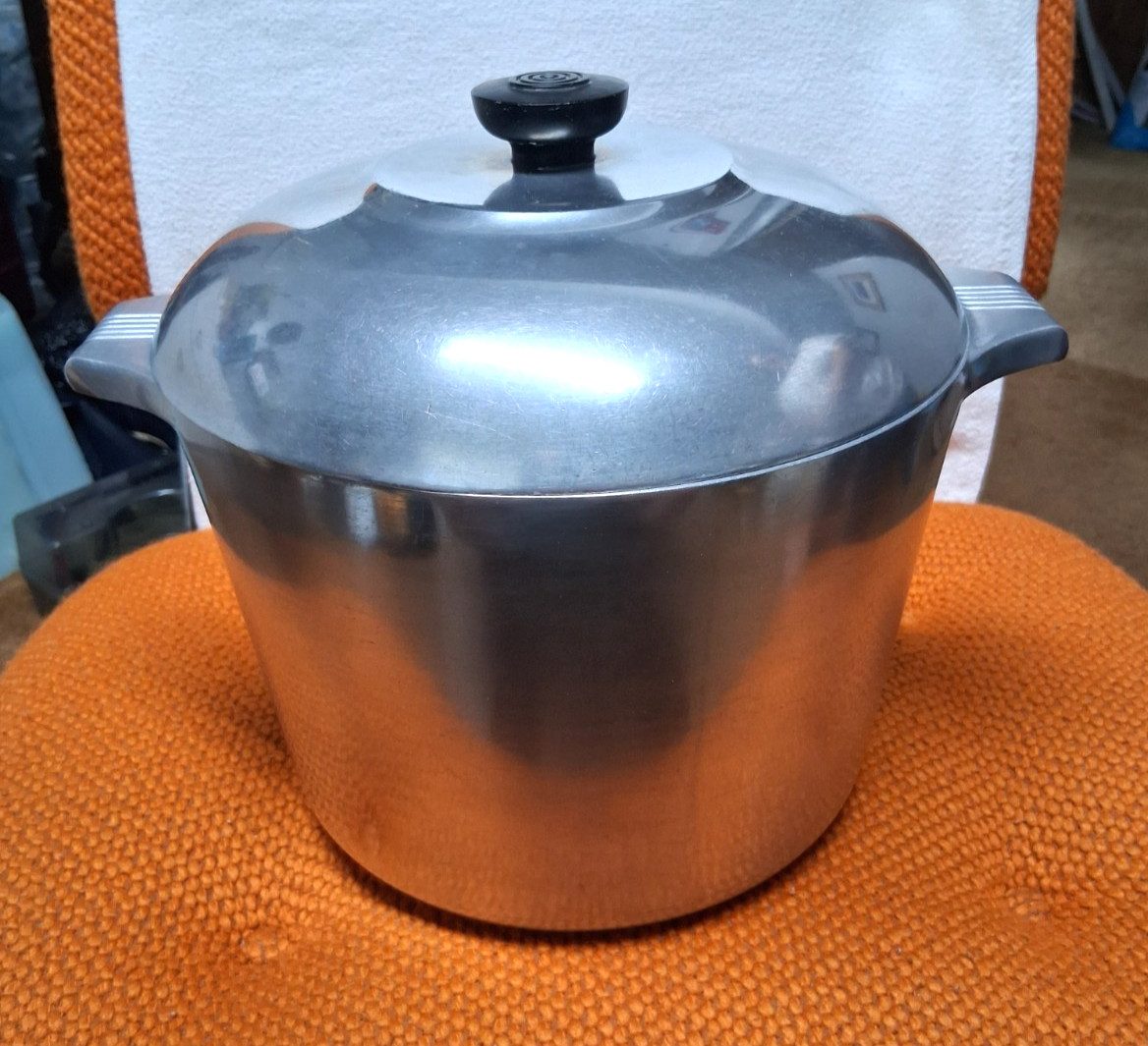 Vintage Wagner Ware Sidney O Magnalite 4738P 8 Qt Stock Pot with Lid Dutch Oven