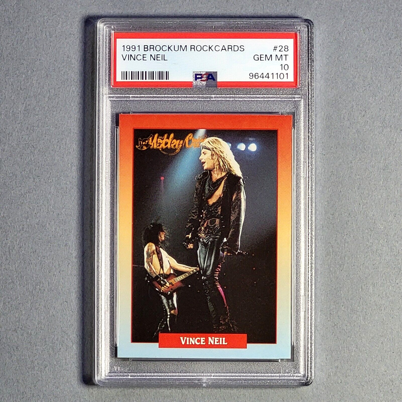 1991 RockCards Brockum #284 The Sisters of mercy PSA 10 Gem Mint Rare