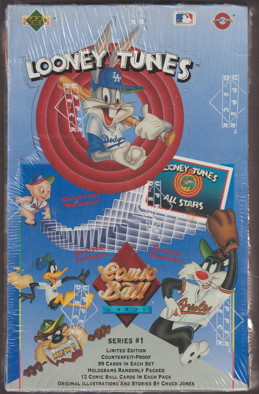 LOONEY TUNES Comic Ball Chuck Jones Trading Series 1 One Sealed Box