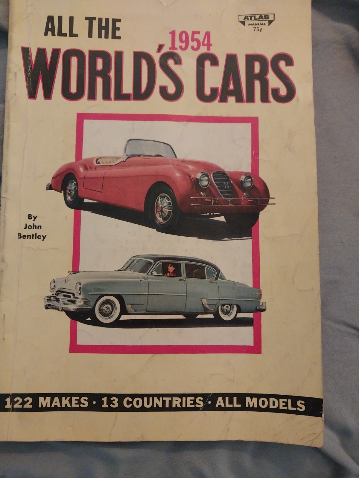 All the worlds cars 1954 1st issue magazine, sports cars % others