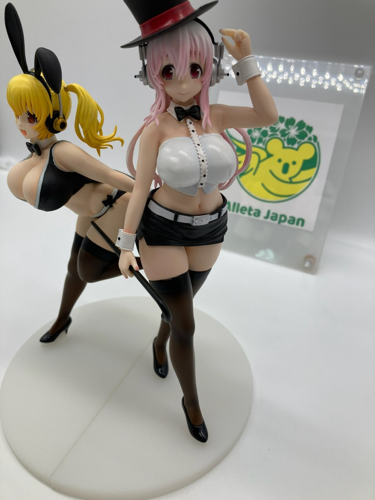 Super Sonico Pochaco Magic Show Magical Figure Doll Set of 2 Taito Prize Toy