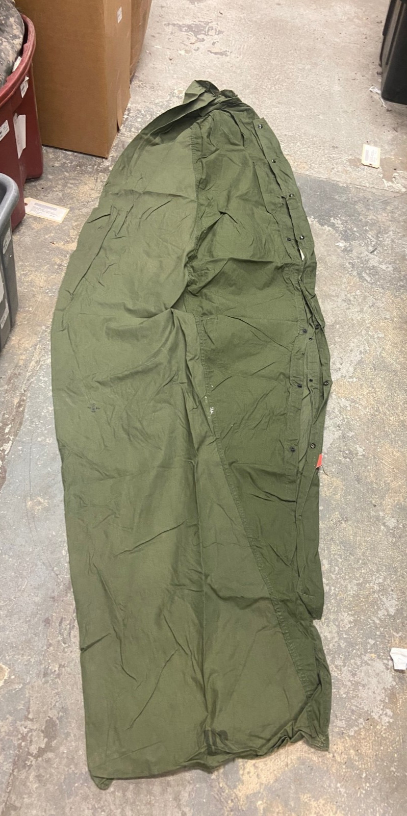 USGI Case M-1945 Sleeping Bag Water Repellent NOS , bag cover
