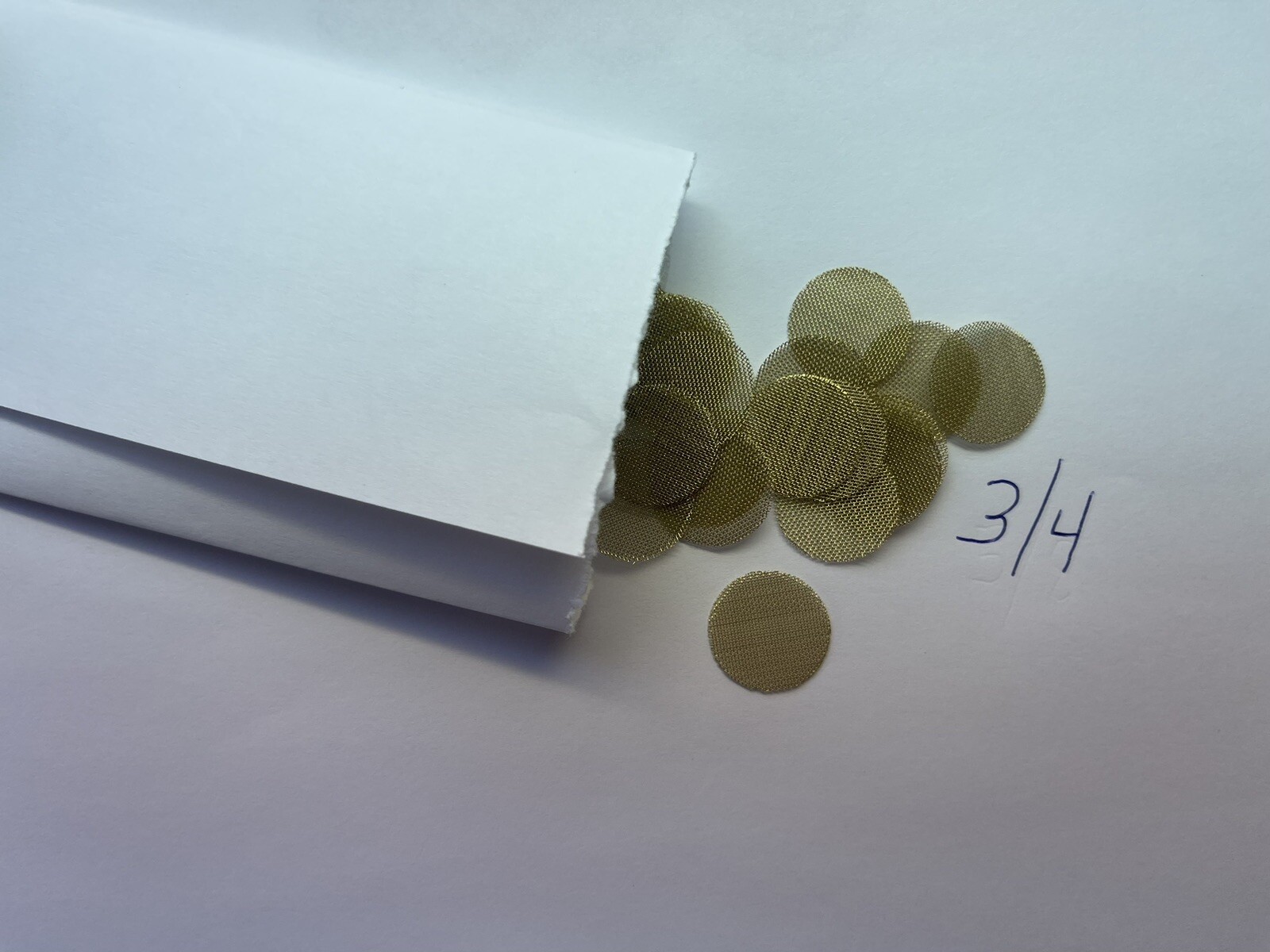 27 Count Brass Pipe Screens (3/4”) .750”, HIGHEST QUALITY USA FREE SHIPPING