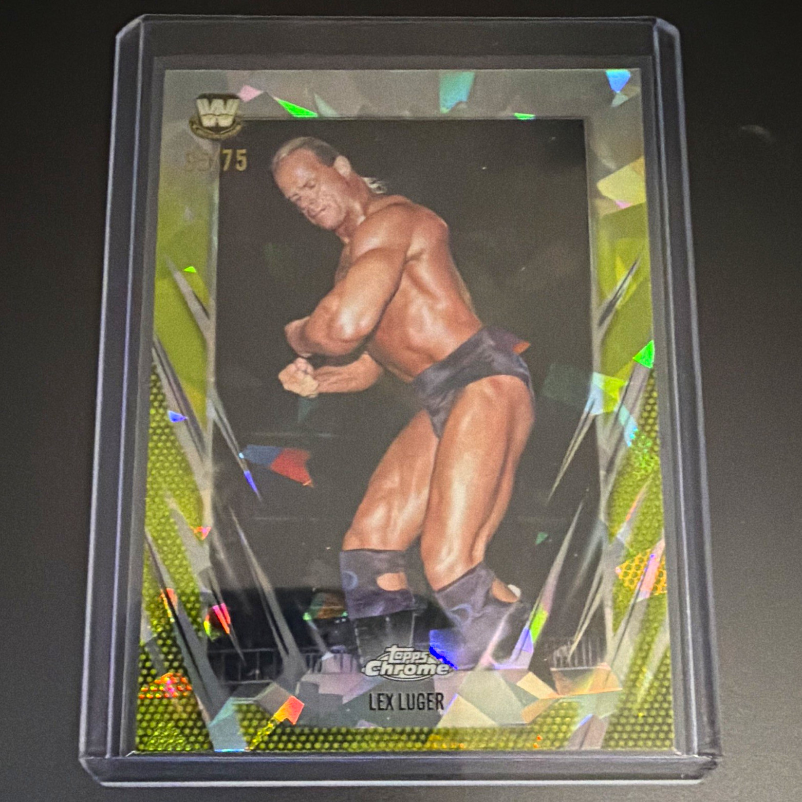 Topps 2026 Topps Chrome WWE Lex Luger Refractor #125 Serial Numbered /75