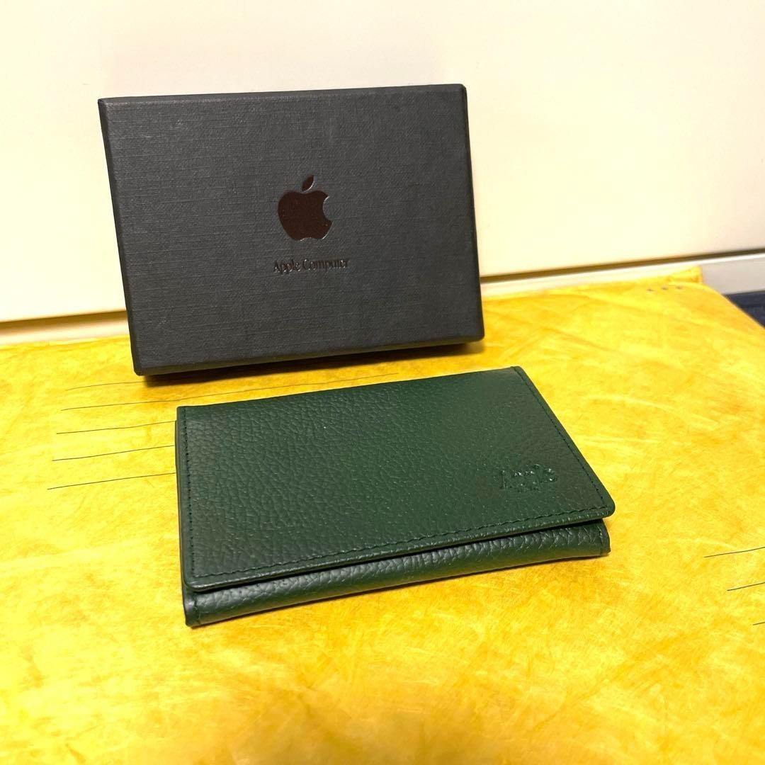 Apple Shareholder novelty gifts Business card holder Green Vintage Not for Sale