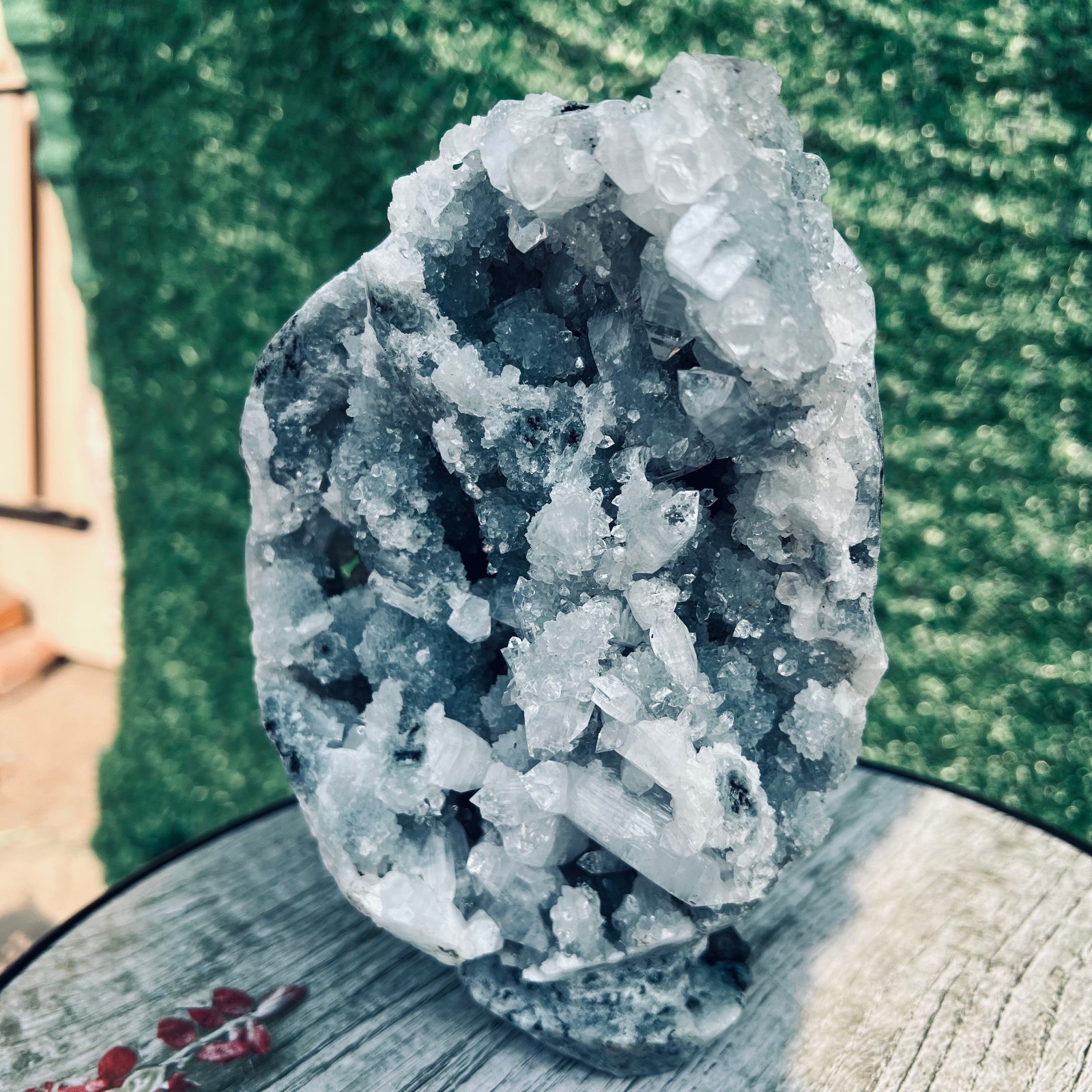 3.41LB Healing of natural calcite crystal specimens 1550g