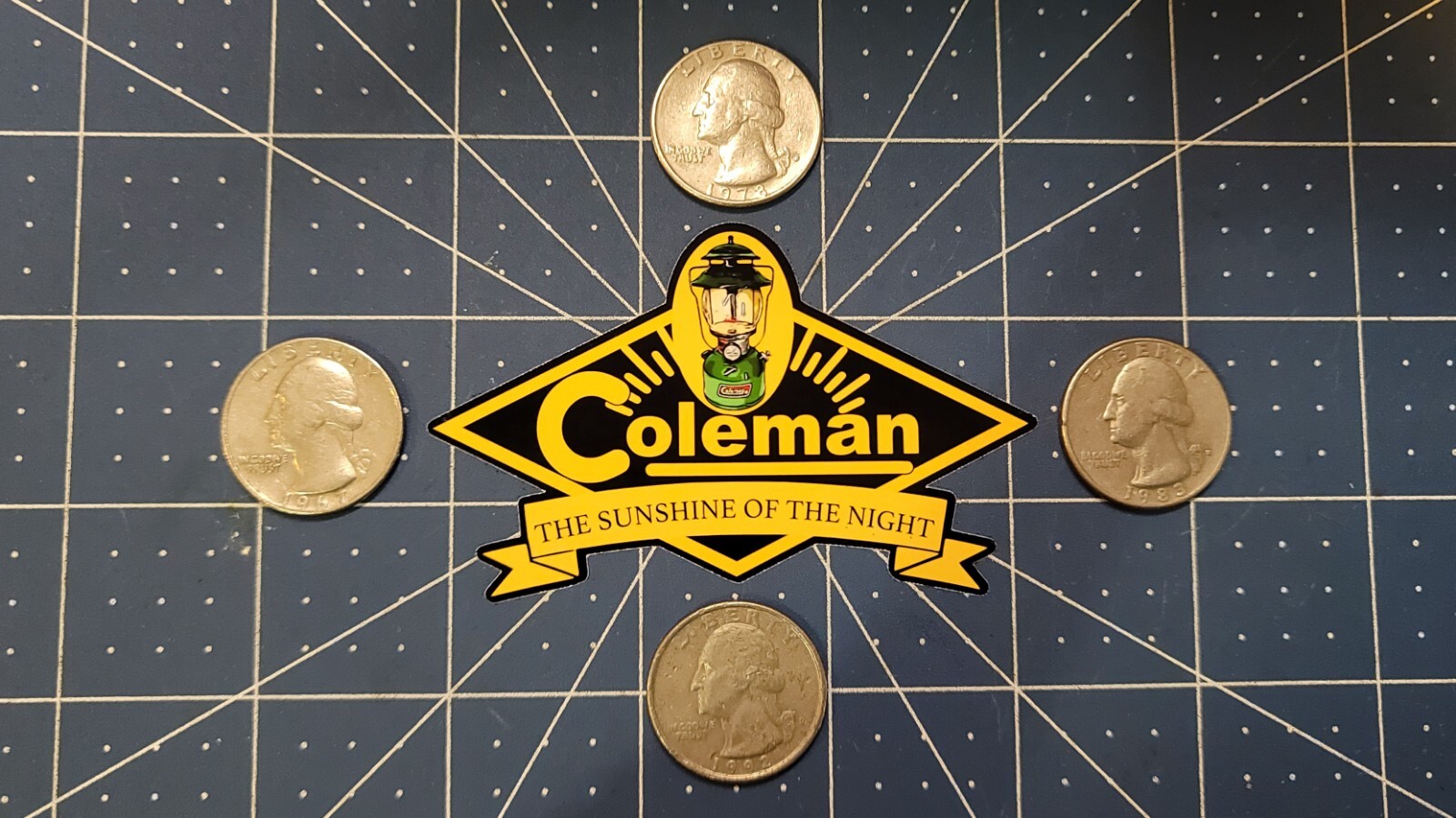 Coleman “The Sunshine Of The Night” (Collectible Sticker) (GREEN)