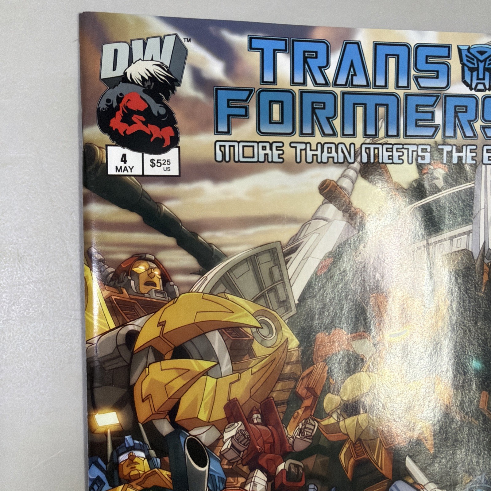 Transformers: More Than Meets the Eye #4 -2003 Mark Brooks Cover (TR03)
