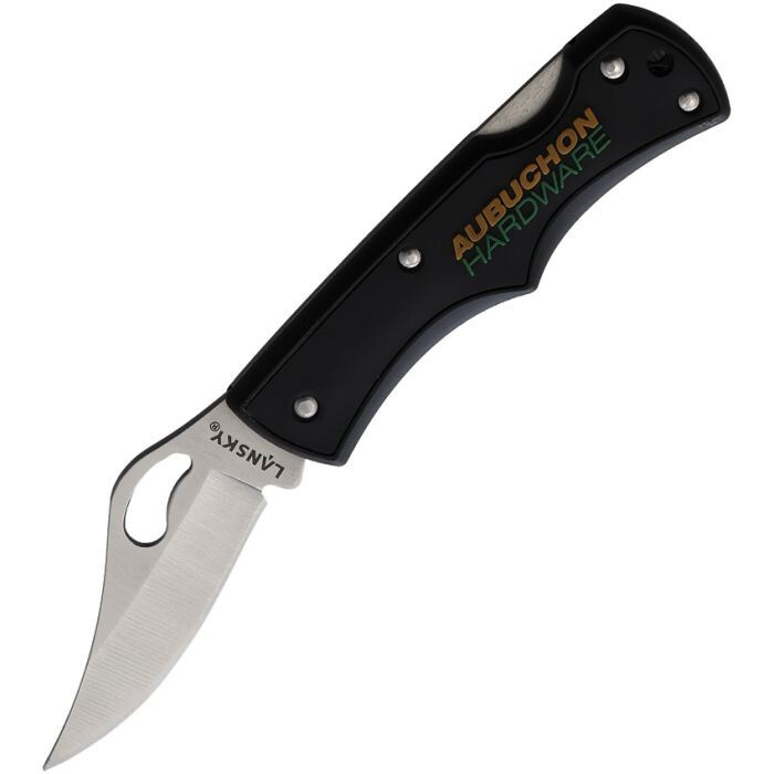 Lansky Aubuchon Small Folding Knife 2.25″ Satin Stainless Steel Blade ABS Handle