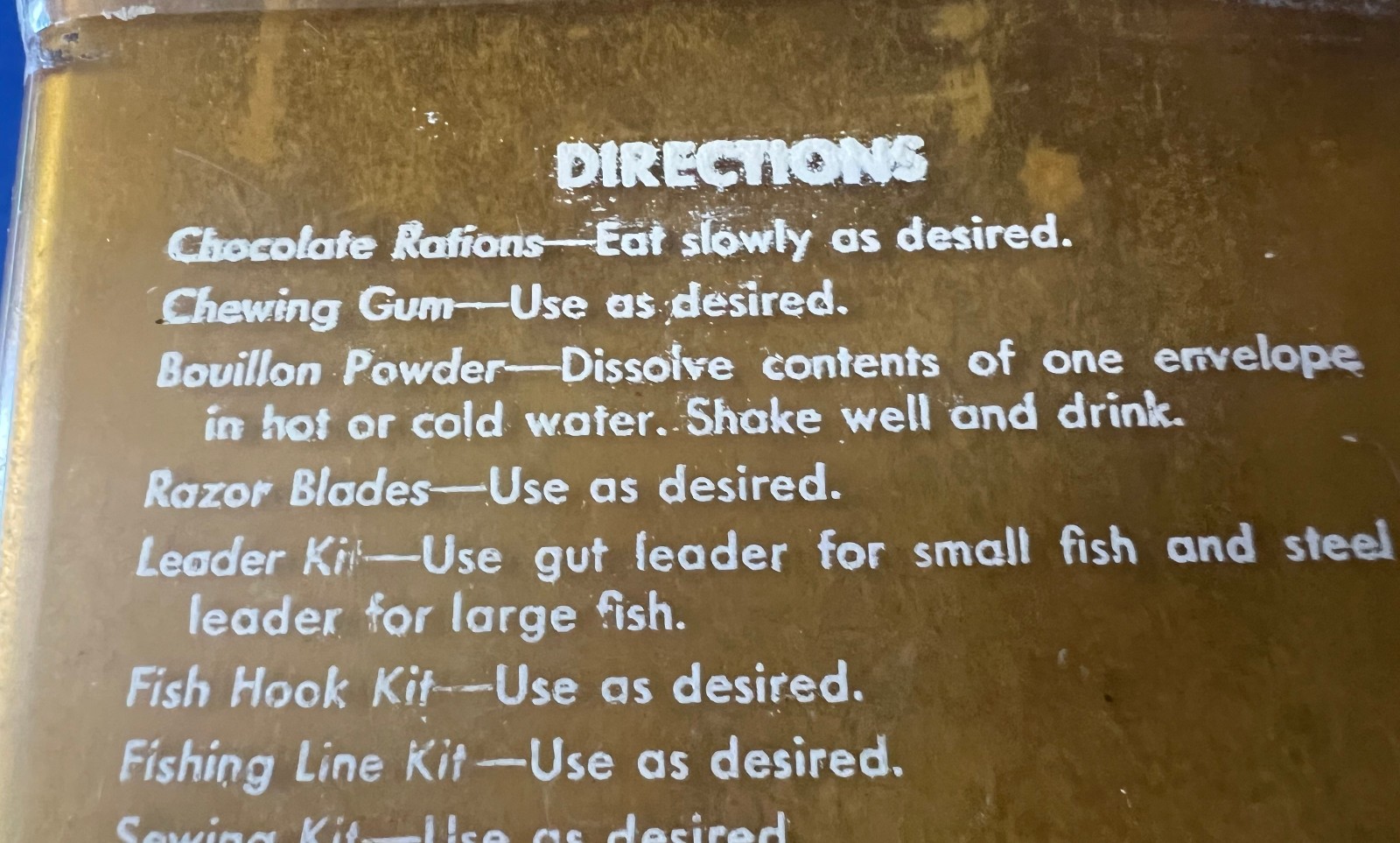 USAAF E-17 SURVIVAL FLASK- RATION FLASK