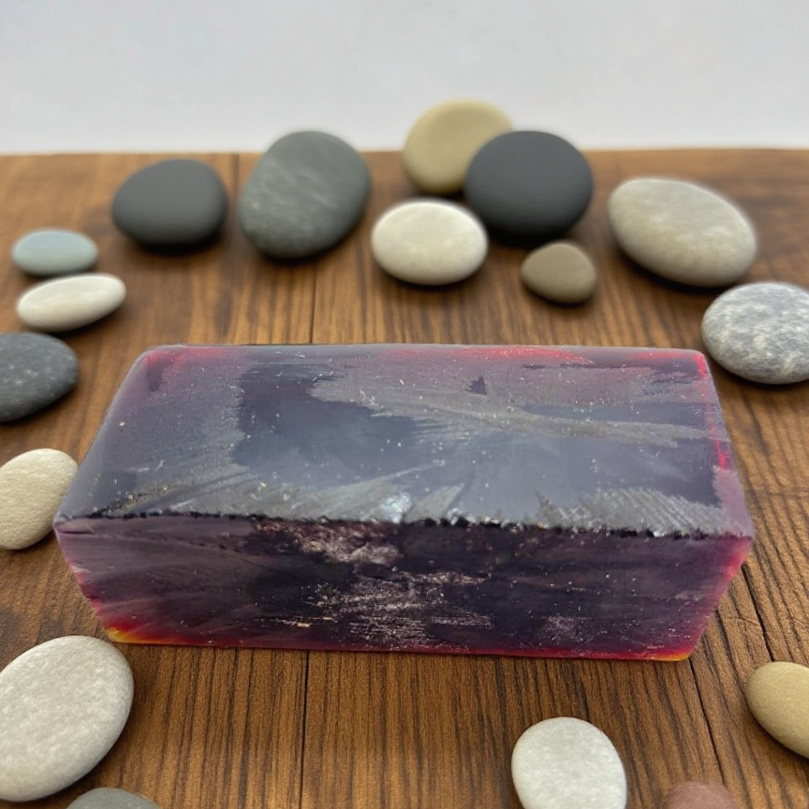 Lab-Grown Red Ruby Slice 425-525CT Synthetic Rectangular Gemstone for Jewellery