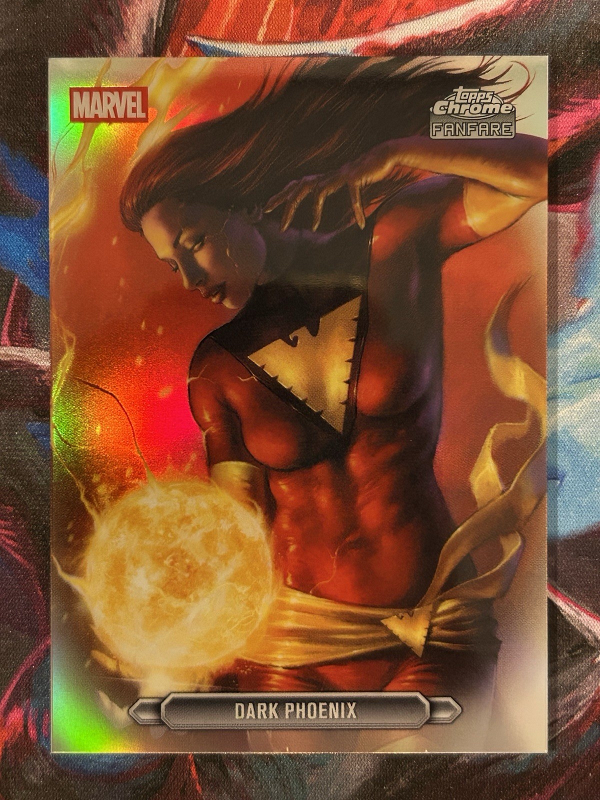 2026 Topps Chrome Marvel Comics Dark Phoenix FANFARE Refractor #FF-21 SP🔥
