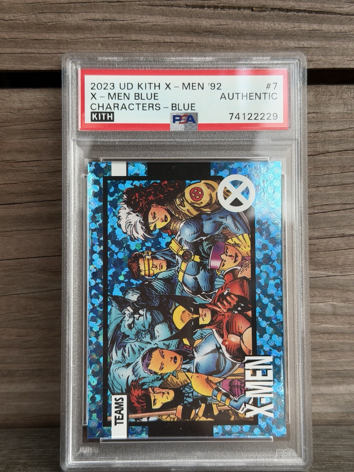 Kith X-Men ’92 Characters 1 Wolverine 1/50 Blue PSA Authentic