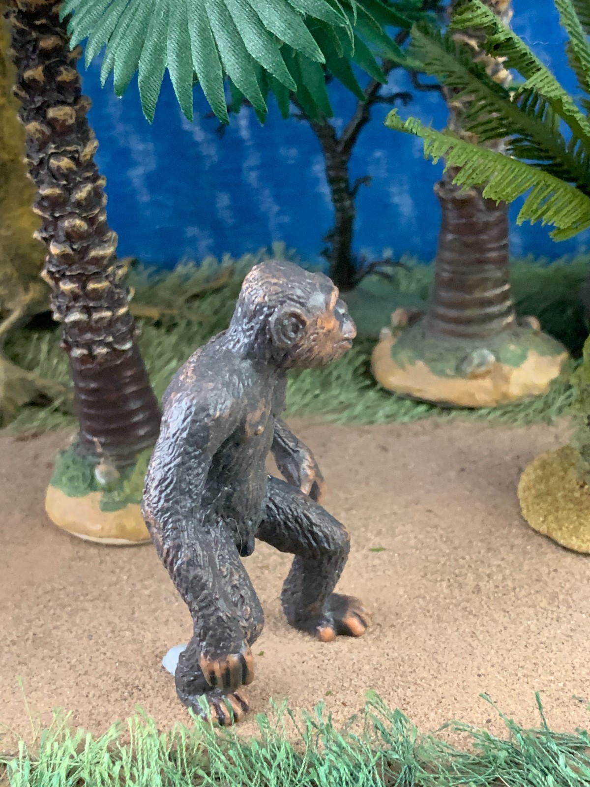 Vintage Bullyland 58381 DRYOPITHECUS Prehistoric Evolution of Man Caveman – 1:24