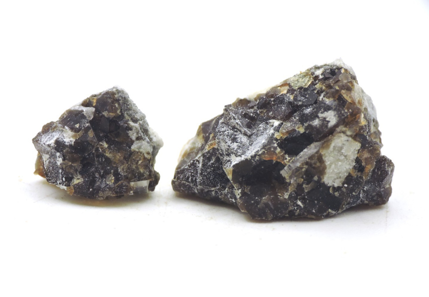 Dark Brown Fluorite Mineral Specimens *Clay Center, Ohio*