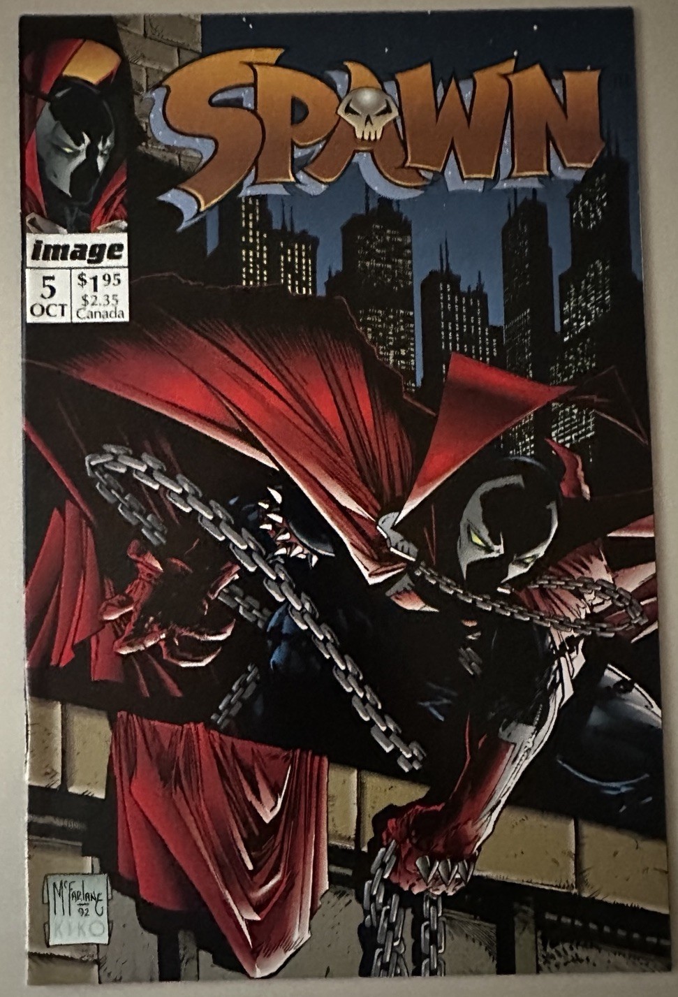 Spawn #5 (Image Comics Malibu Comics October 1992)