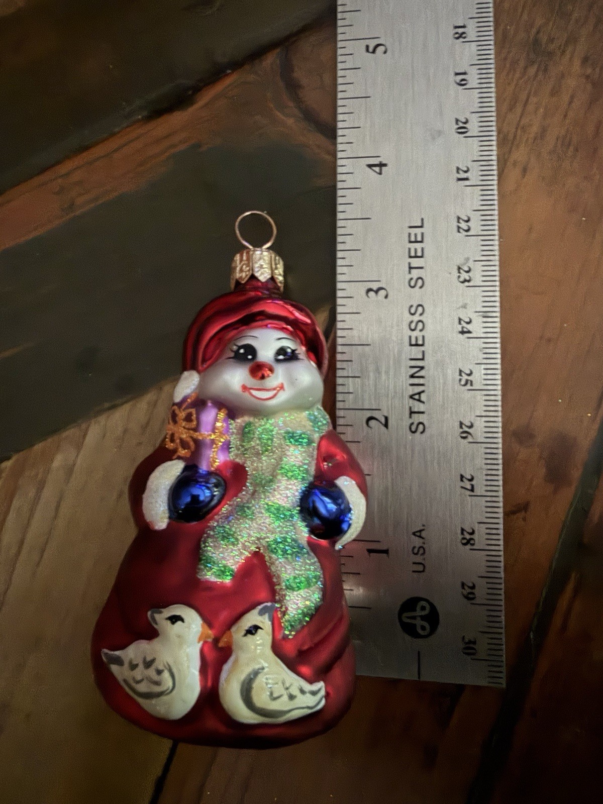 Christopher Radko LITTLE GEM “COOL COUPLE GEM” 1999 Double Sided Ornament