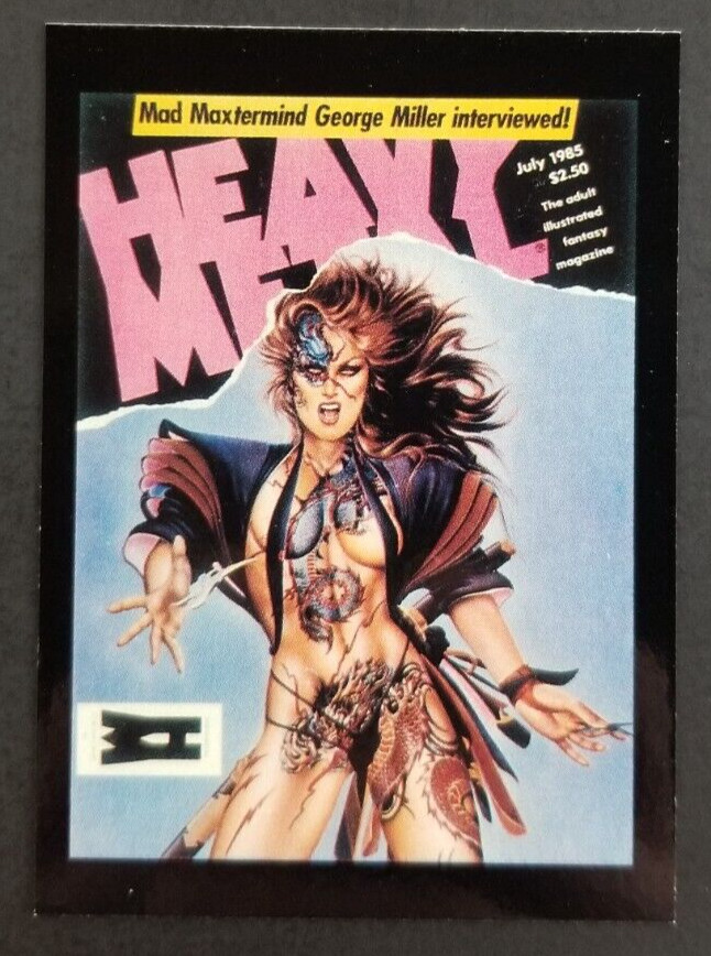 Heavy Metal 1991 Fantasy Horror Sci-Fi Comic Images Card #64 (NM)