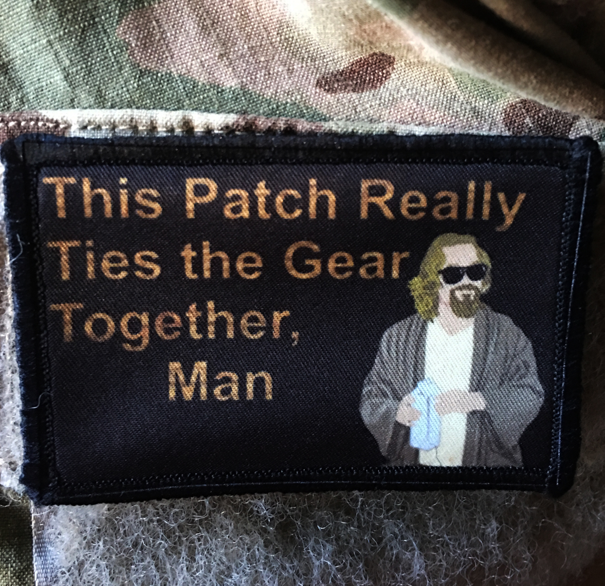 Front Toward Enemy Claymore Morale Patch Tactical Military Army Badge Hook Flag