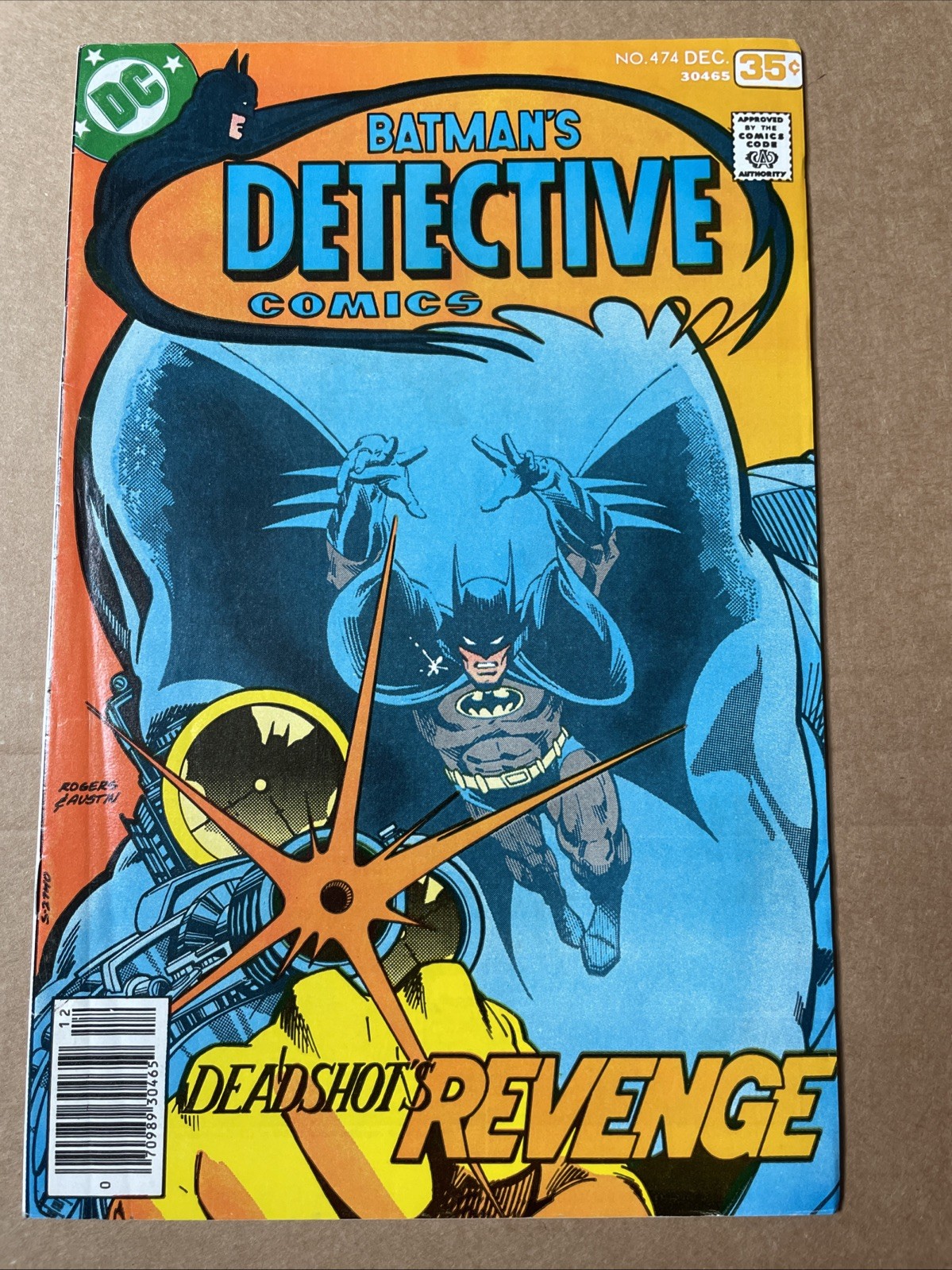 Detective Comics 474 1st Modern Deadshot DC Comics 1977